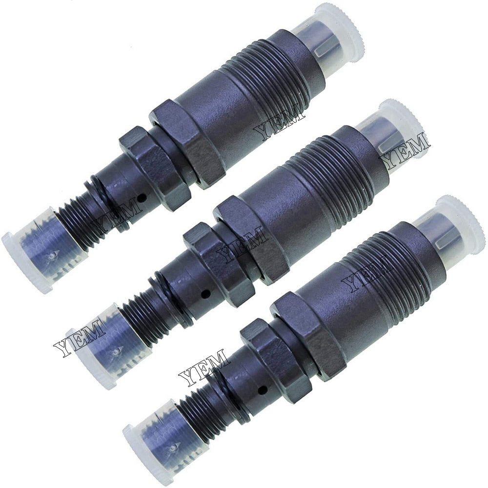 YEM Engine Parts 3X Fuel Injectors AM100744 For JOHN DEERE Skid Steer 375 3375 Tractor 330 332 For John Deere