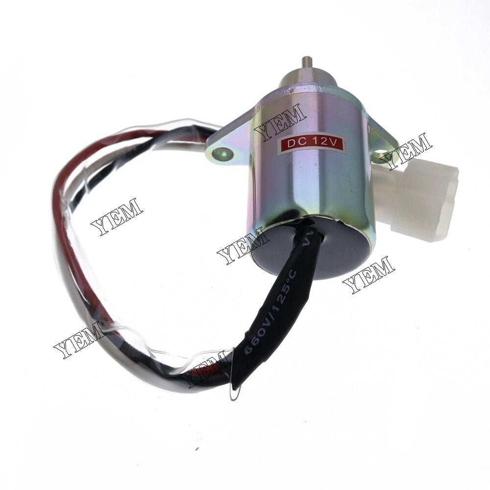 YEM Engine Parts 1503ES-12S5UC5S Fuel Shutoff Stop Solenoid For JOHN DEERE M806808 M810324 For John Deere