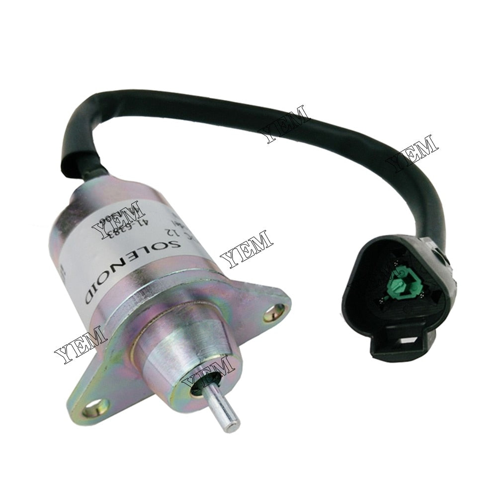 YEM Engine Parts 12V Stop Shut Off Solenoid TK 41-6383 TK 41-4306 For Yanmar Engine Thermo King For Yanmar