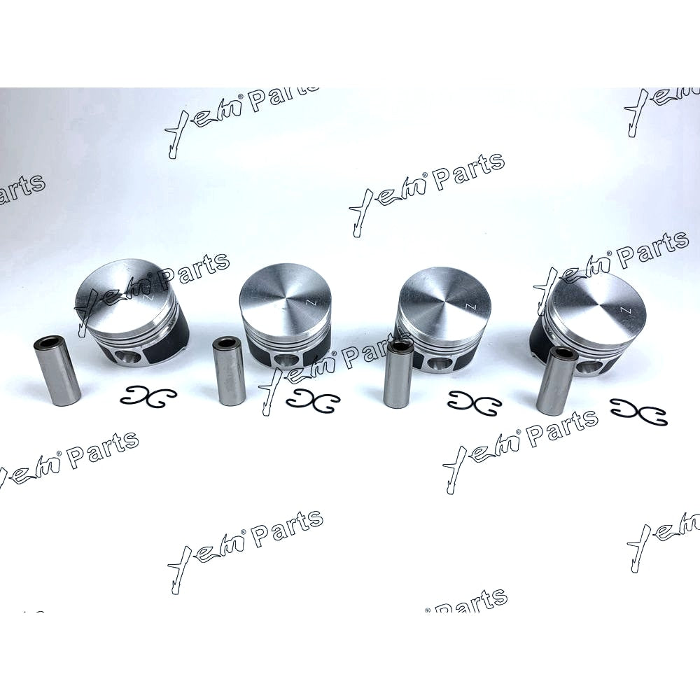 YEM Engine Parts Piston Set STD 72mm For Kubota ZB600 / D850 / V1100 Engine Parts For Kubota