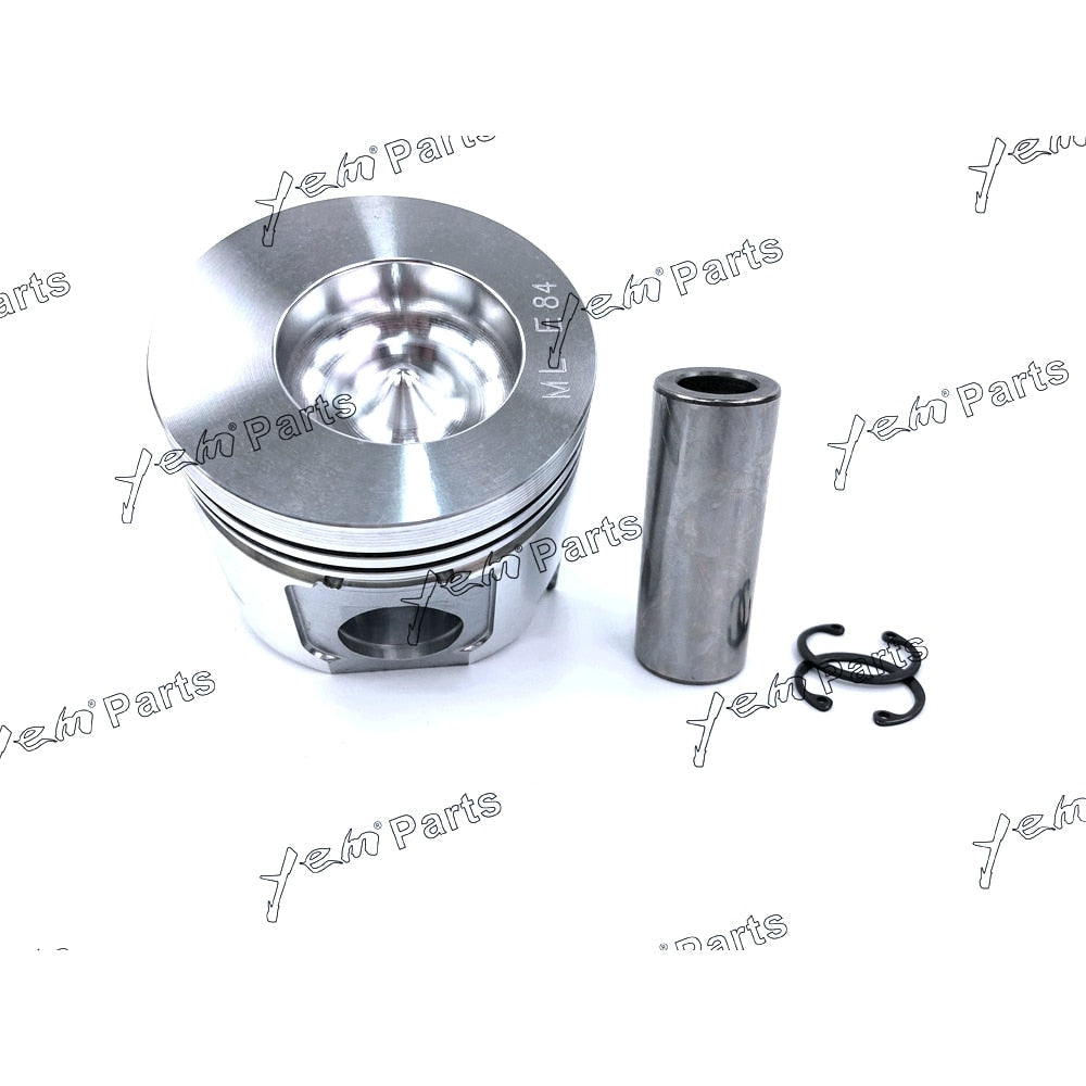 YEM Engine Parts Engine Piston Set w/ Rings For Komatsu 3D84E-3 PC35R-8 PC30R-8 PC30MR Excavator For Komatsu