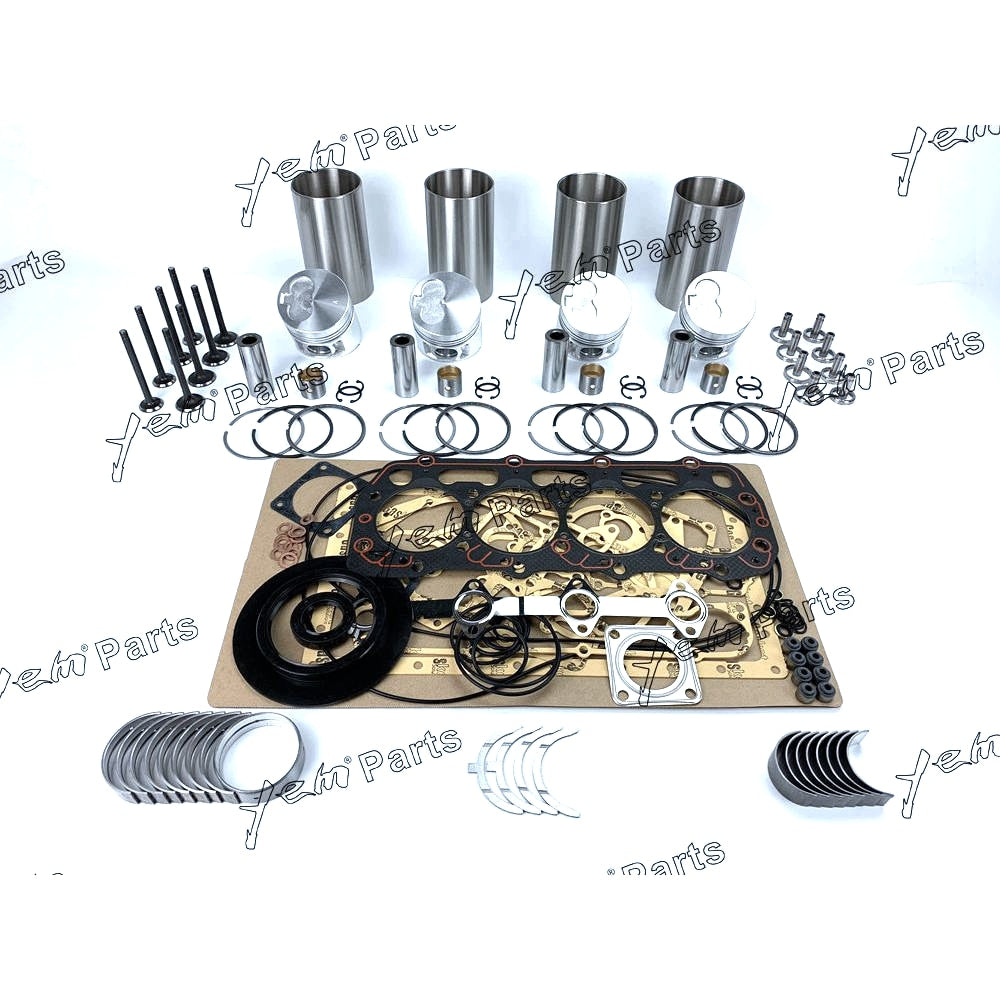 YEM Engine Parts Overhaul Rebuild Kit For Shibaura N844T Engine New Holland L170 LS170 W Valves For Shibaura