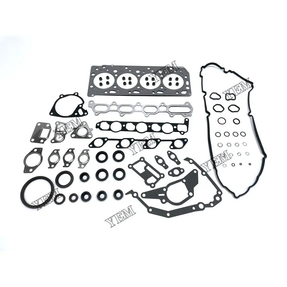 For Mitsubishi excavator engine 4D56 Overhaul Gasket Kit YEMPARTS