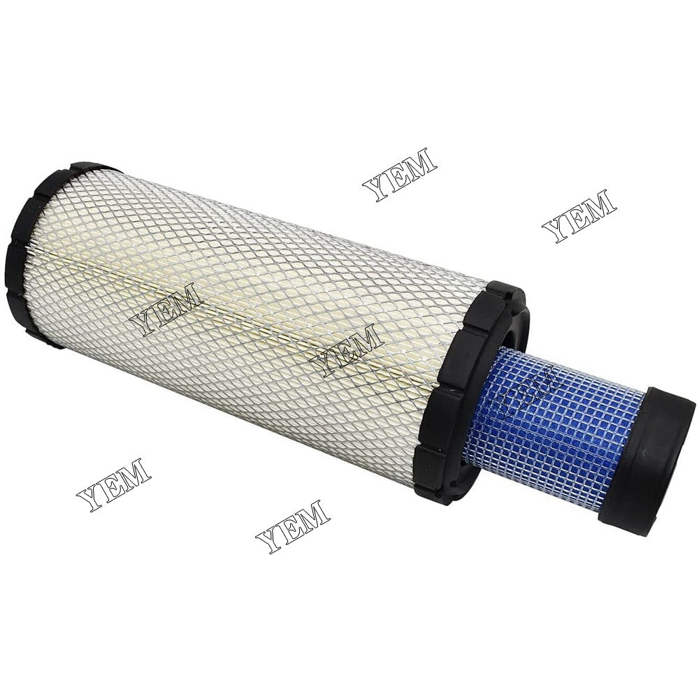 YEM Engine Parts Inner & Outer Air Filter Kit Replacement For kubota R1401-43370 + R140142280 For Kubota