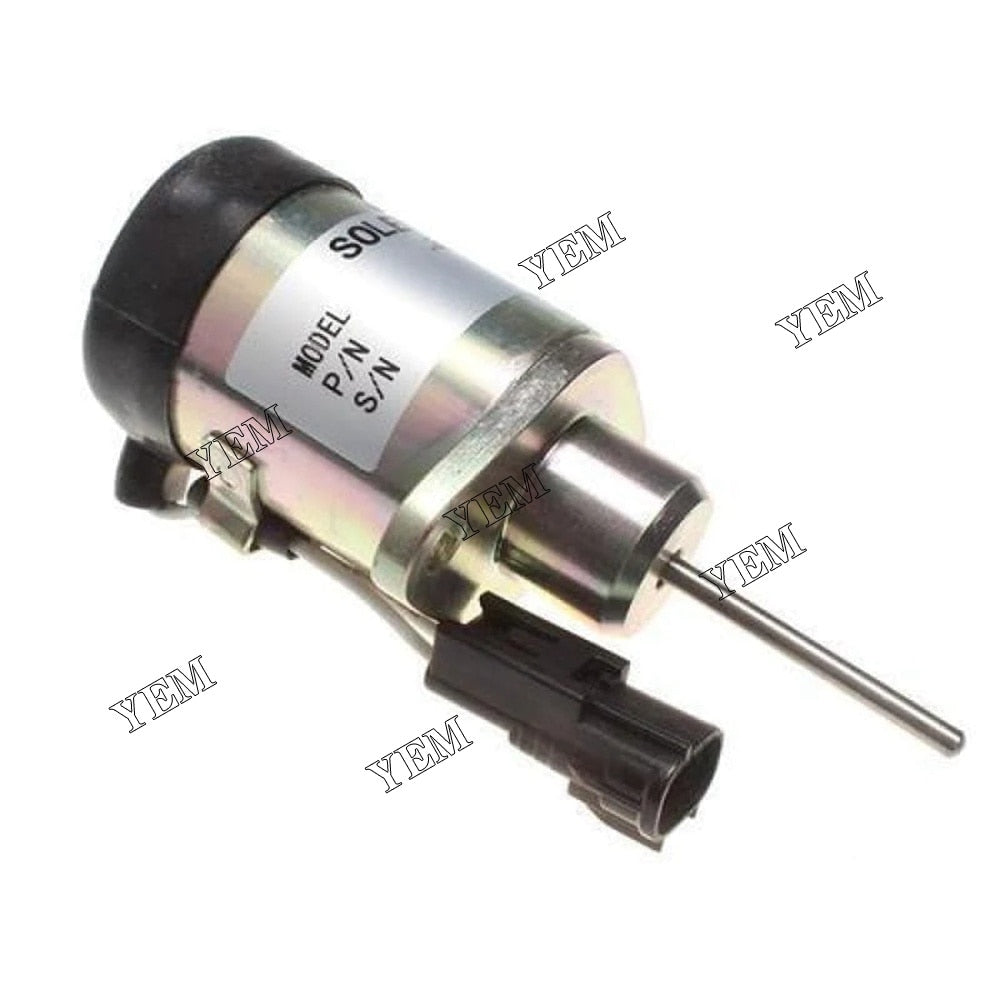 YEM Engine Parts Fuel Cut Off Solenoid Valve 12V PS45CZ250 For Kubota Engine V2203 V2607 V3300 For Kubota
