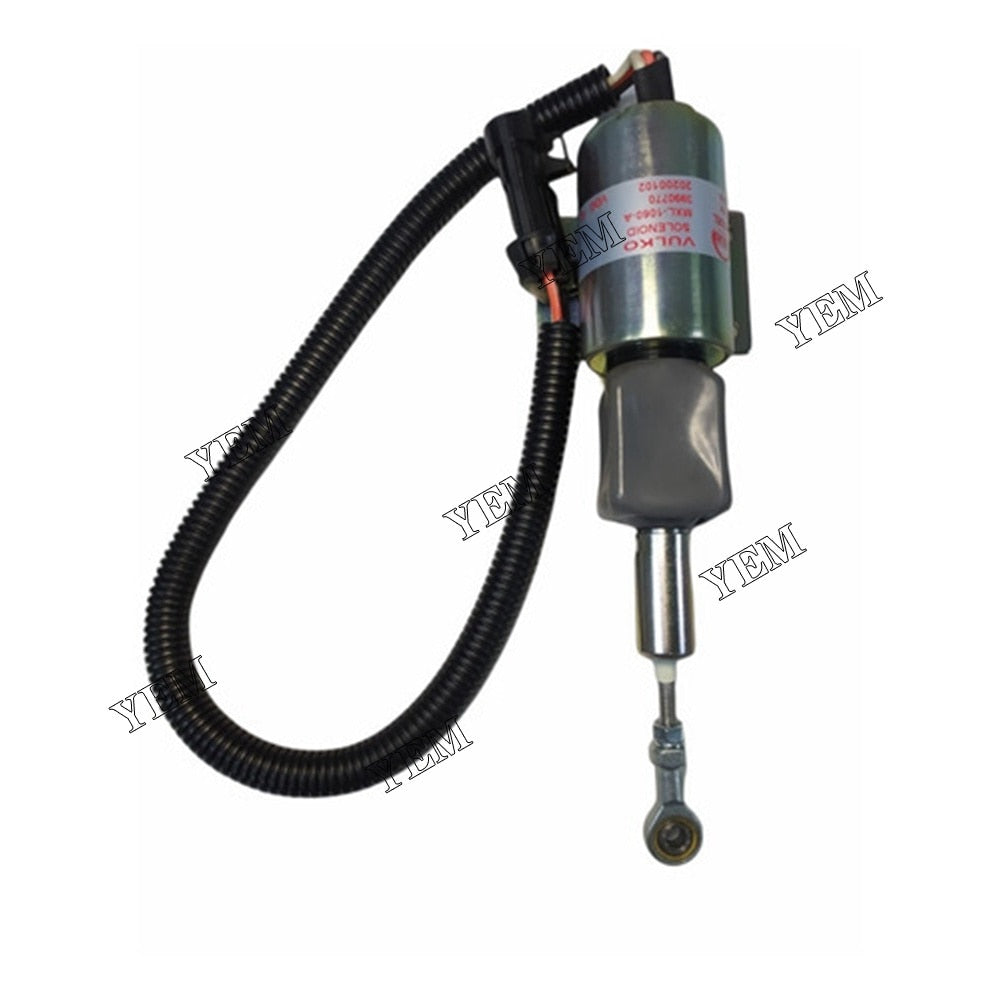 YEM Engine Parts SHUT OFF SOLENOID 3990770 For Cummins Solenoid Fuel Pump 12V SA-4931-12 For Cummins