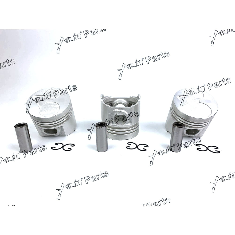 YEM Engine Parts Piston Set Oversize 80mm (+0.50mm) For Kubota V1903 D1403 Engine Parts For Kubota