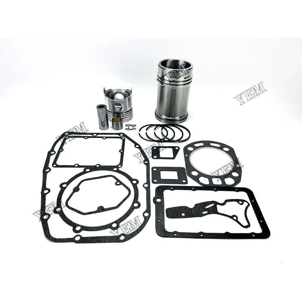 For Yanmar excavator engine TF140 Rebuild Kit With Liner Piston Rings Full Gasket Kit YEMPARTS