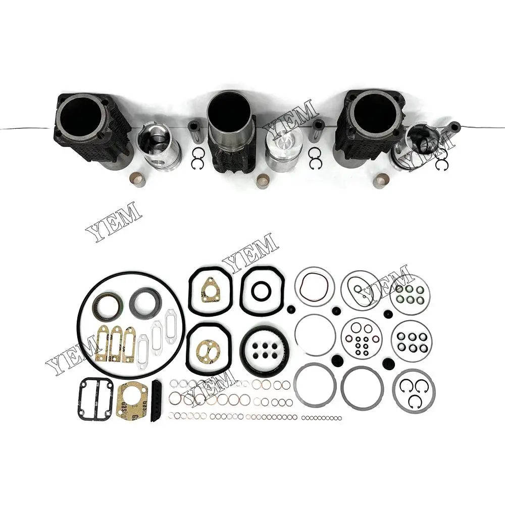 3X High performanceOverhaul Kit With Gasket Set For Deutz F3L912 Engine YEMPARTS