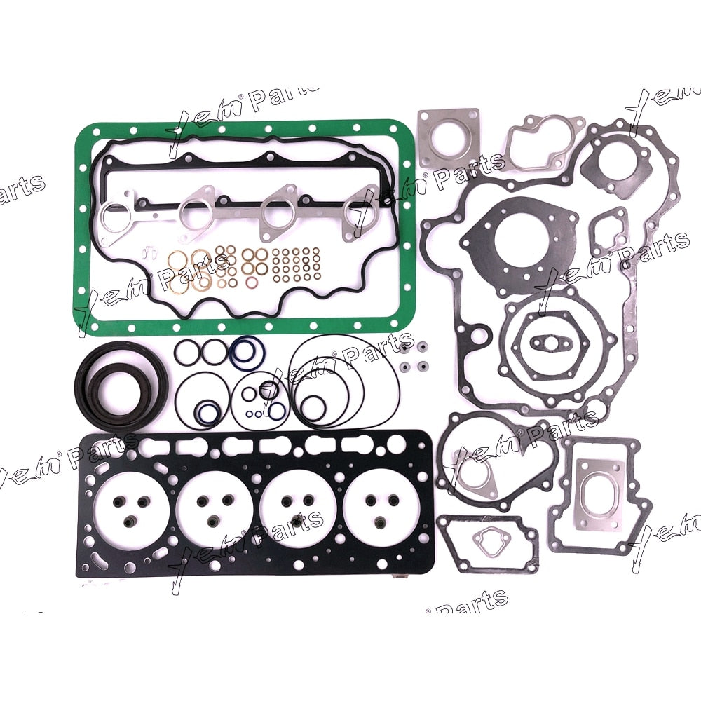 YEM Engine Parts Full Gasket Set For Kubota 4D98T / V3300-DIE Engine Parts For Kubota