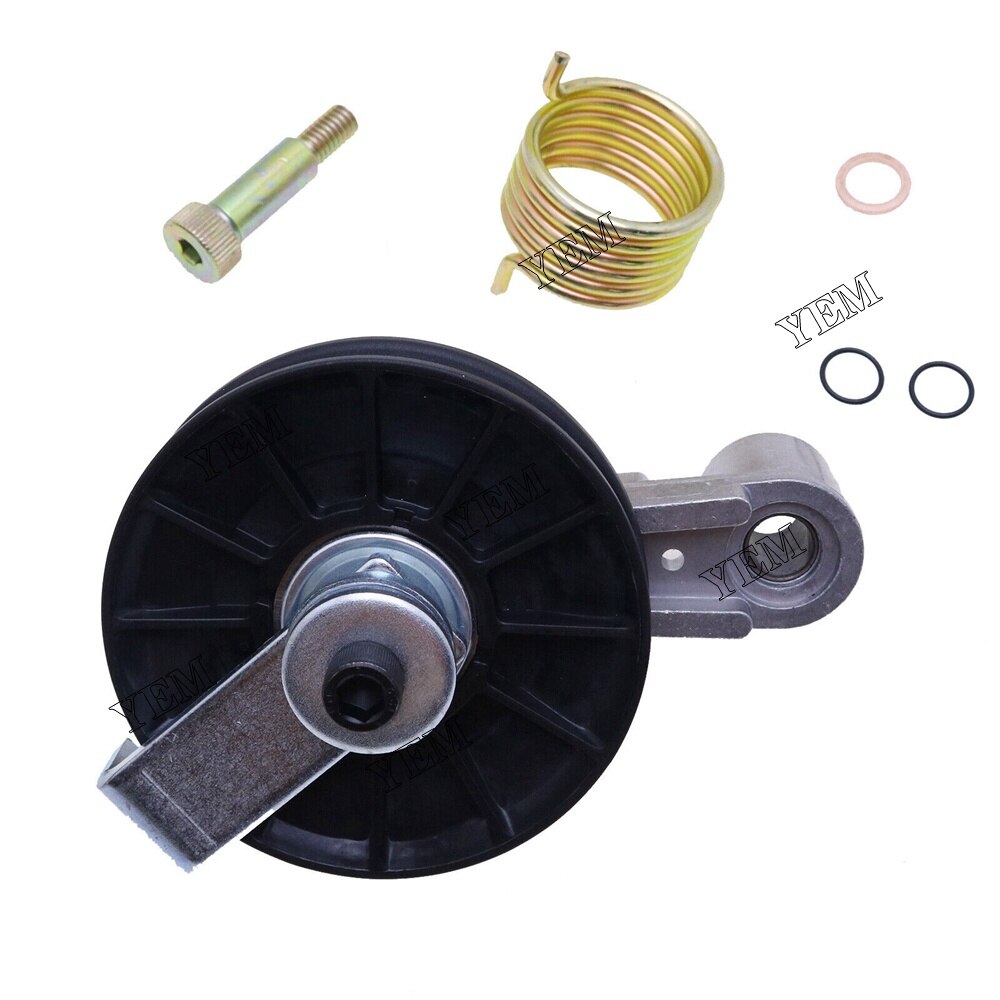 YEM Engine Parts Cooling Fan Pulley Tensioner Kit For Bobcat T110 T140 T180 T190 T200 864 Skid For Bobcat