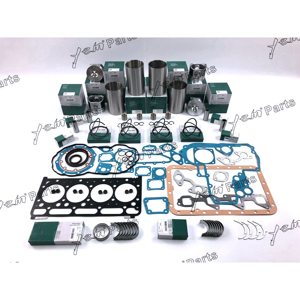 YEM Engine Parts V2403-M-DI-T-EU2B Overhaul Rebuild Kit Part For Kubota Engine For Bobcat T190 Loader For Kubota