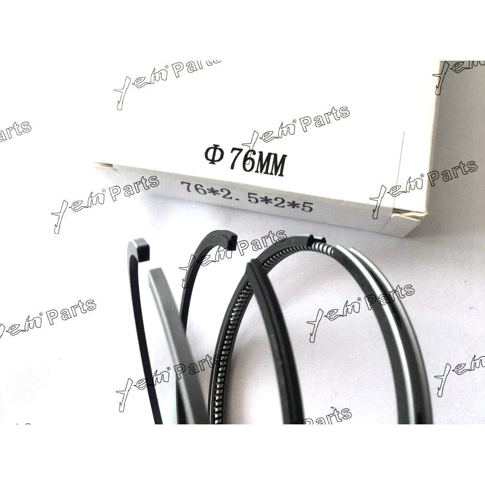 YEM Engine Parts 4 Sets For Kubota V1502 Engine STD Piston Ring Set For Kubota
