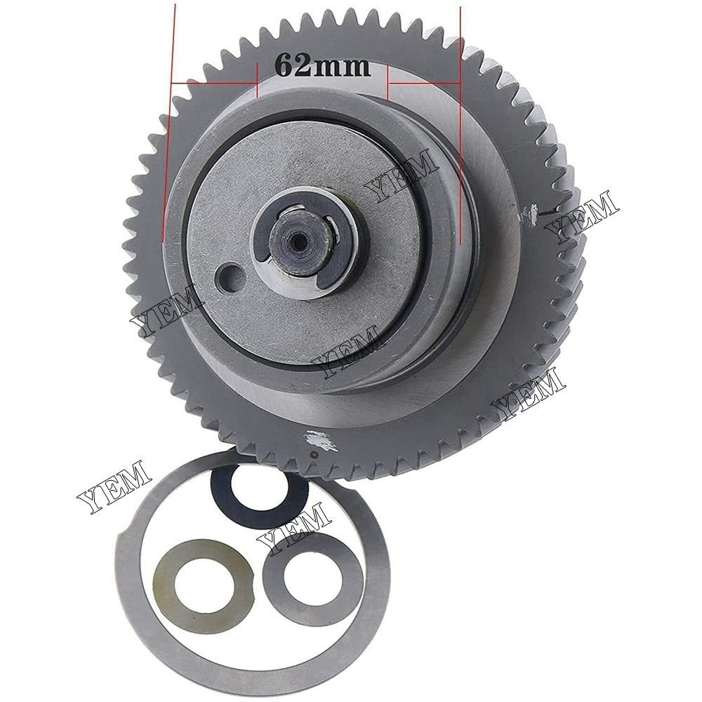 YEM Engine Parts 62mm Oil Pump U5MK8267 For Perkins 403D-15 403D-15T 404D-22 404D-22T For Perkins