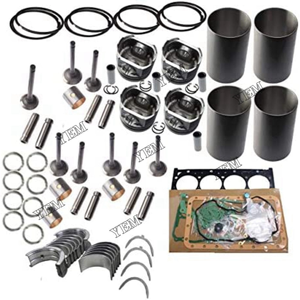 YEM Engine Parts Rebuild Kit For Mitsubishi 4D34T 3.9L Engine Fuso Canter FE FG Trucks Excavator For Mitsubishi