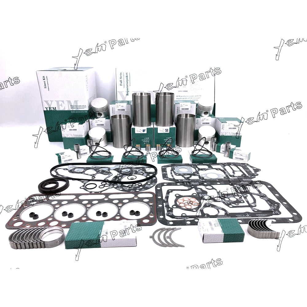 YEM Engine Parts For Kubota V1702 V1702B Engine Overhaul Rebuild Kit For KH90 For Bobcat743 733 Excavator For Kubota