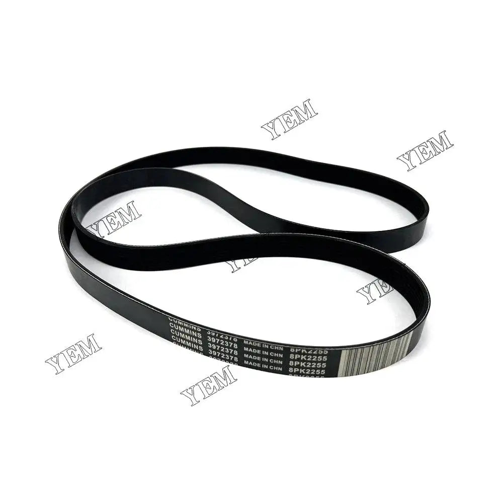 Part Number 3972378 8PK2255 Alternator Belt For Cummins QSF2.8 Engine YEMPARTS