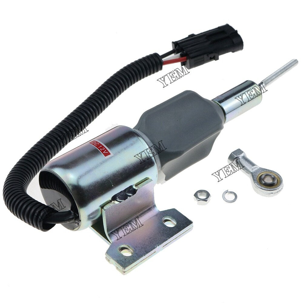 YEM Engine Parts J930658 Fuel Shutoff Solenoid for Case IH 87435487 580L 584E 585E 585G 586E 588G For Case