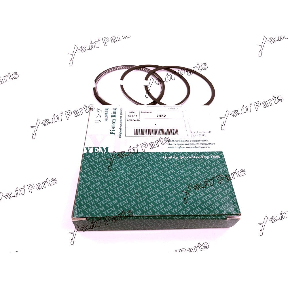 YEM Engine Parts 2 Sets Piston Ring 67mm For KUBOTA Z482 Diesel Engine For Kubota