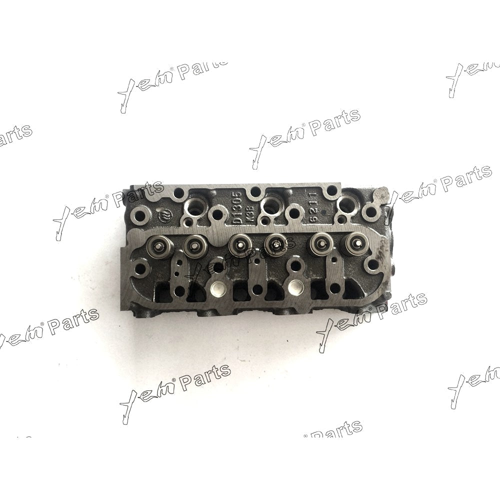 YEM Engine Parts Complete Cylinder Head W Set Valves For Kubota D1105 Engine 1 PC For Kubota