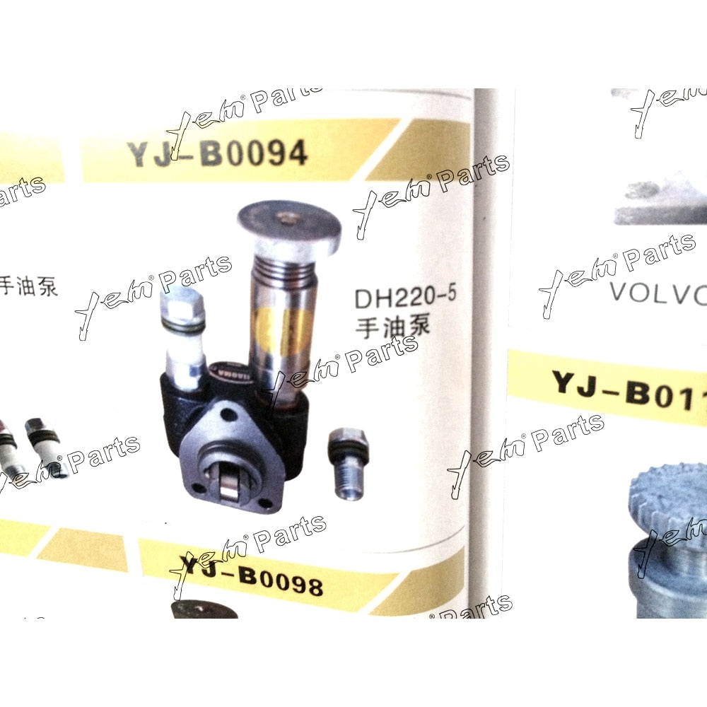 YEM Engine Parts DB58T DB58 FUEL FEED PUMP FITS DOOSAN,DAEWOO DH220-5 DH220-7 DH215-7 DH225 For Doosan