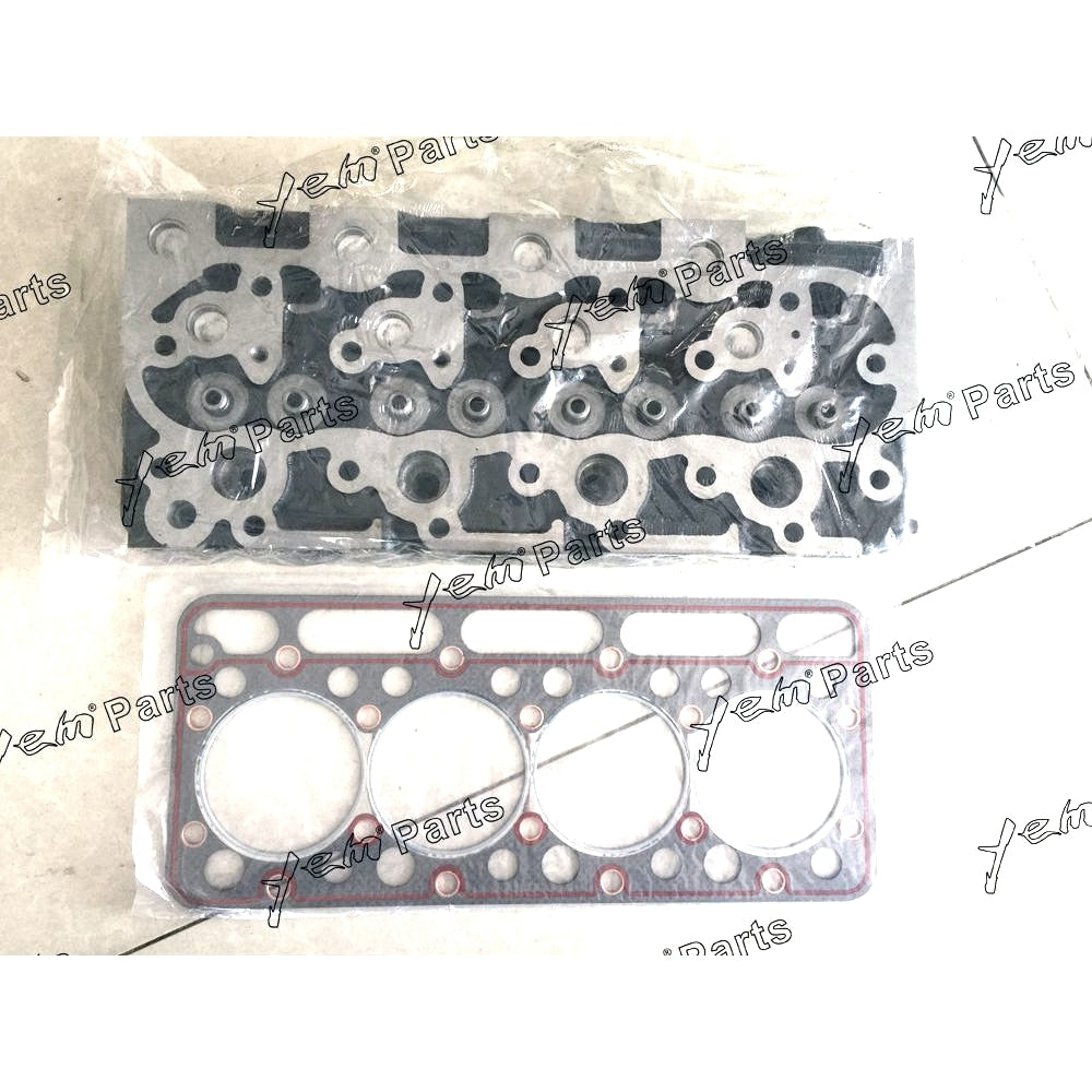 YEM Engine Parts Cylinder Head Assy For Kubota V1902 Cylinder With Head Gasket For Kubota