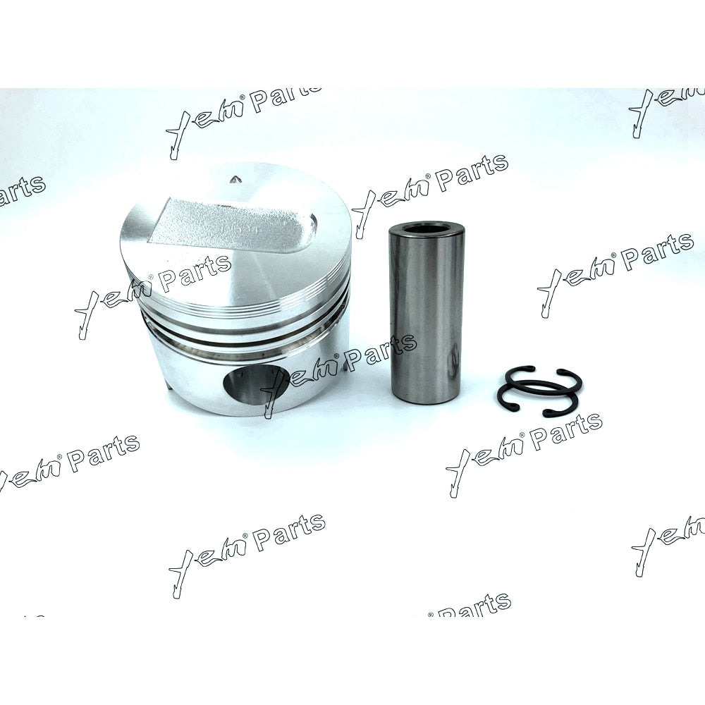 YEM Engine Parts 78mm STD Piston Set with Pin For Mitsubishi S3L S3L2 S4L S4L2 For Mitsubishi