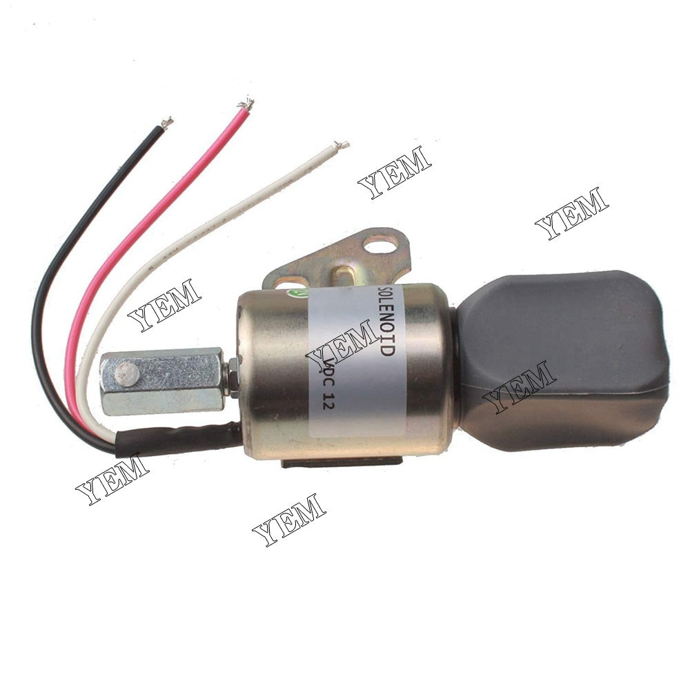 YEM Engine Parts Kubota Fuel Stop Solenoid MT313 17520-60013 1752060013 12V For HAYTER For Kubota