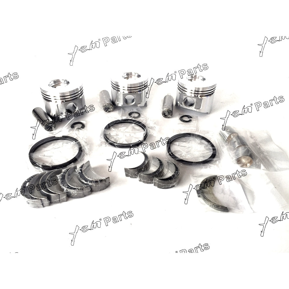 YEM Engine Parts Piston ,Full Gasket, Bearing, Rings, Thrust Washer For Yanmar 3TNV82A 3TNV82 Engine For Yanmar