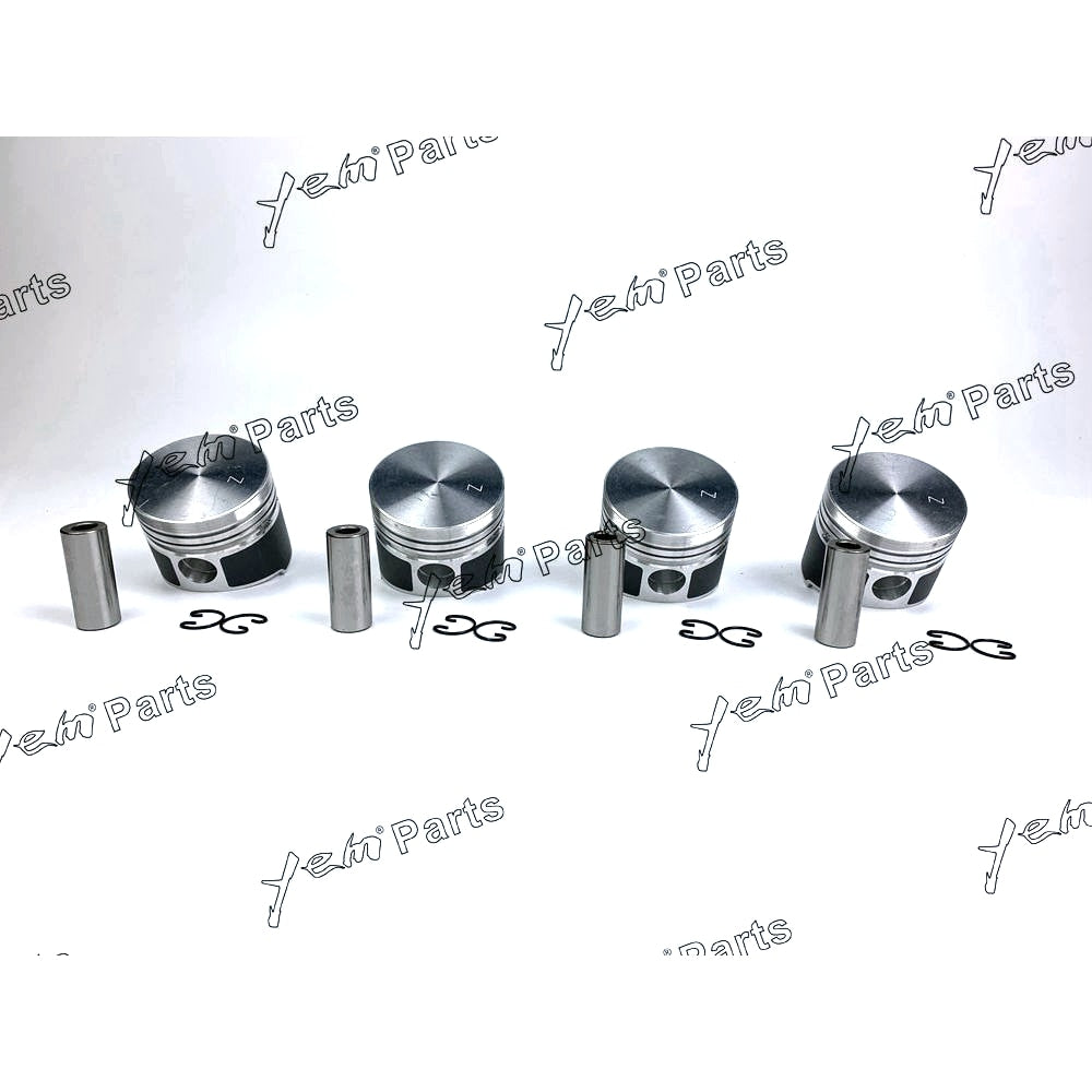 YEM Engine Parts Piston Set STD 72mm For Kubota ZB600 / D850 / V1100 Engine Parts For Kubota