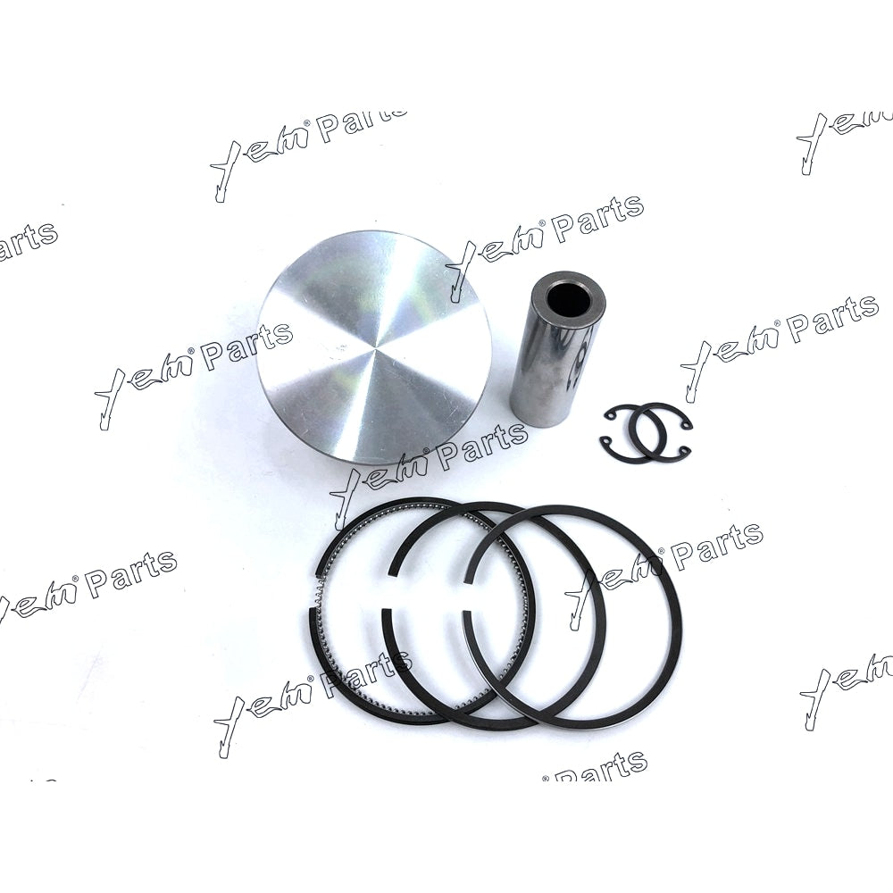 YEM Engine Parts Pistons + Rings Kit Set Oversize 75mm (+0.50mm) For Kubota V1200 x4 PCS Engine Parts For Kubota