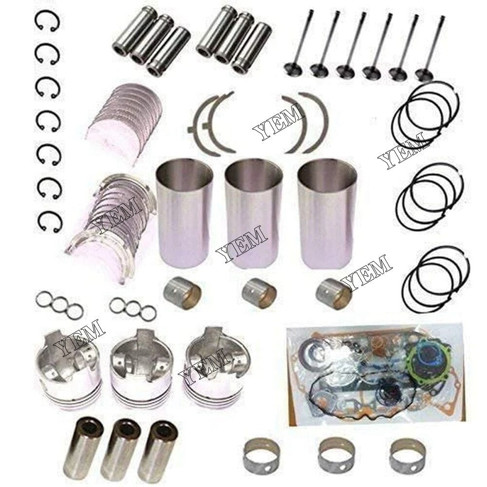 YEM Engine Parts 3TN75-RJ 3TN75L Rebuild For Yanmar Direct-Injection Engine For John Deere 855 856 For Yanmar