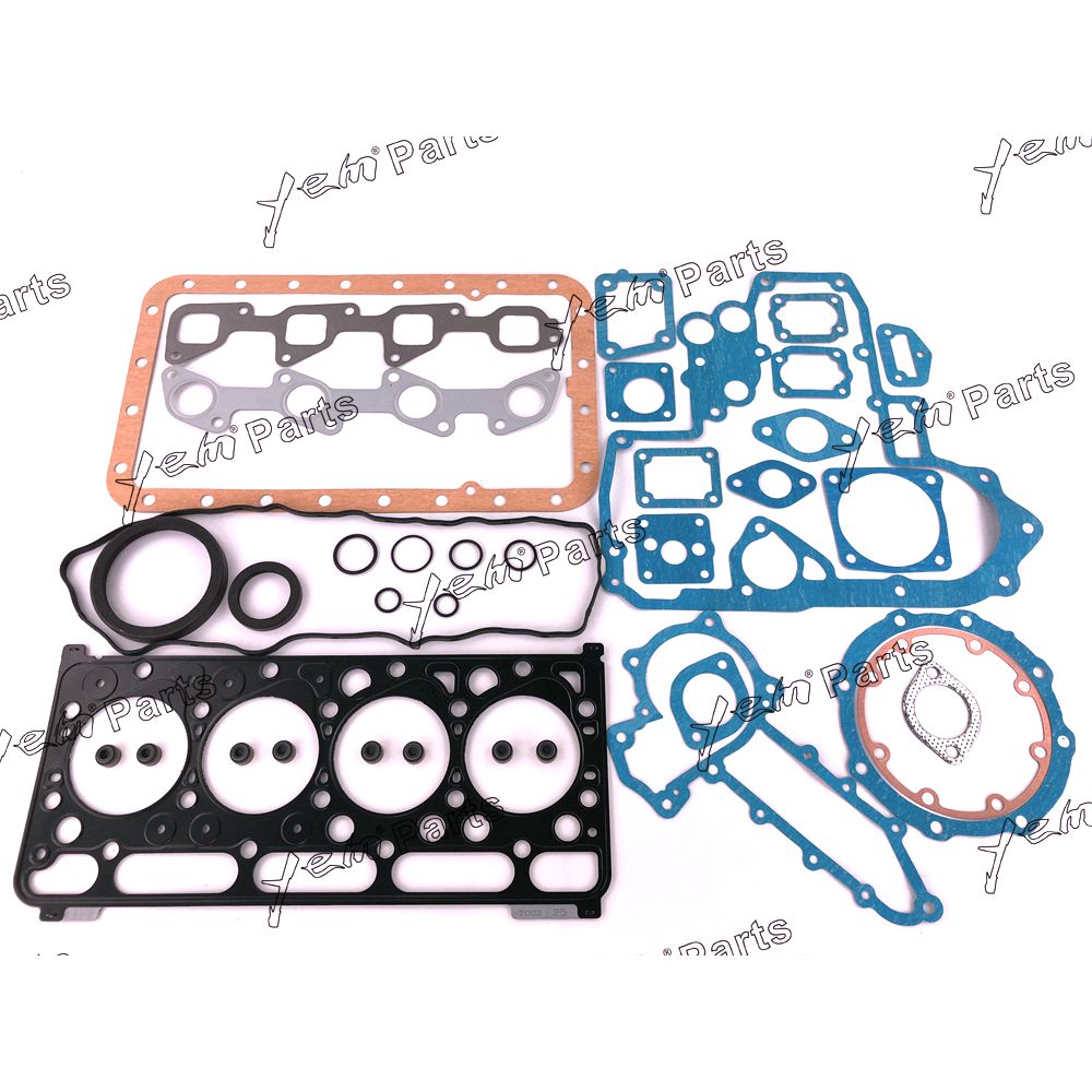YEM Engine Parts For Kubota V2003 V2003E V2003T Overhaul Gasket Kit Upper Lower Set Engine Parts For Kubota