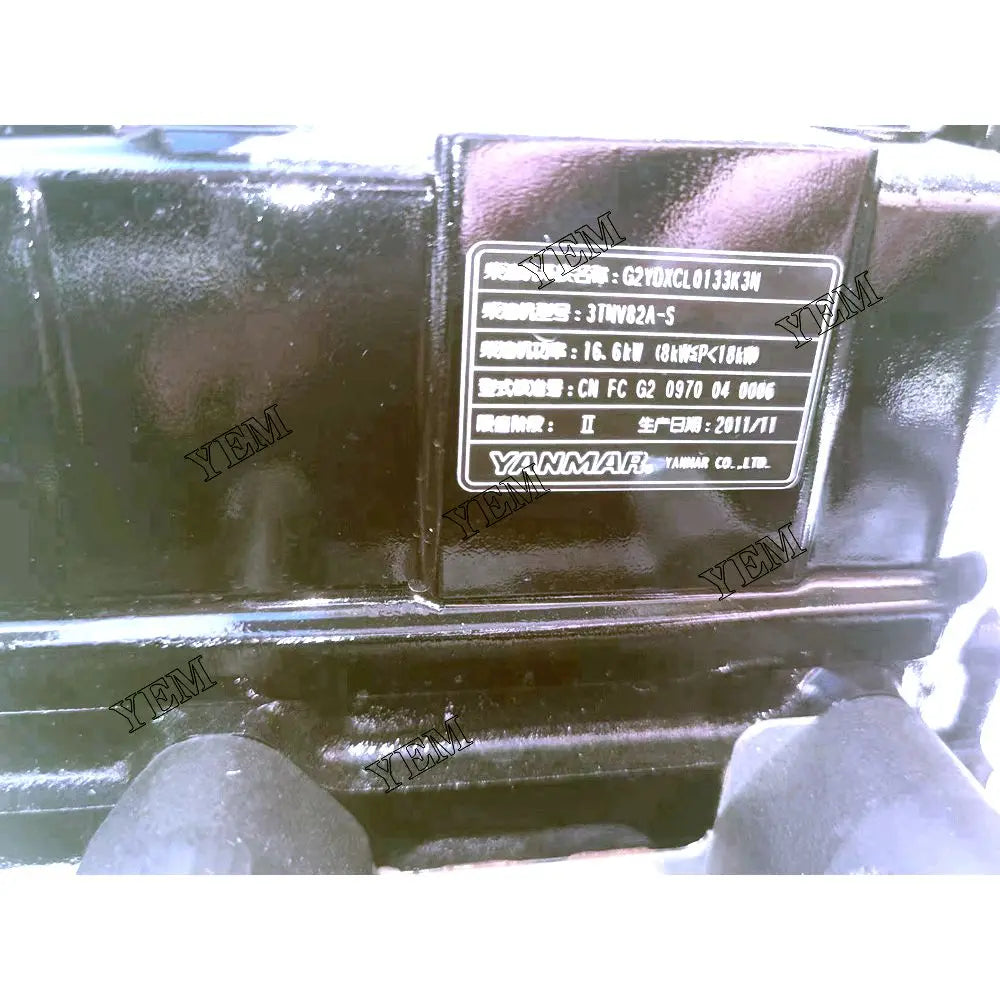 competitive price Complete Engine Assembly For Yanmar 3TNV82A excavator engine part YEMPARTS