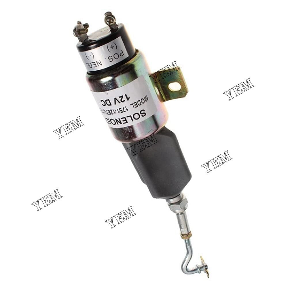 YEM Engine Parts Shutoff Solenoid Switch 1751-12E7U1B1S5 SA-3796 12V Solenoid Coil For Yanmar For Yanmar