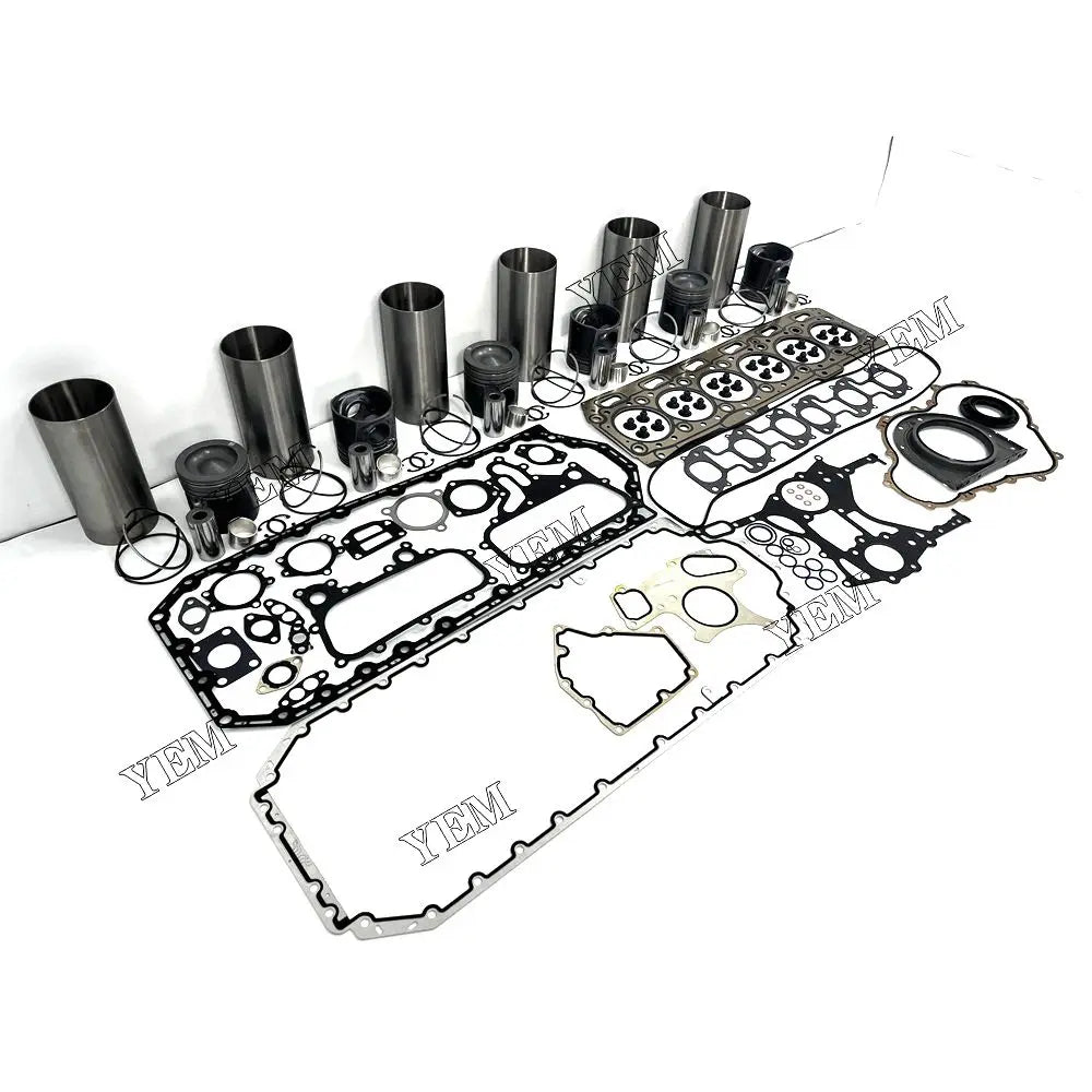 competitive price Engine Liner Kit With Full Gasket Set For Caterpillar C6.6-CR excavator engine part YEMPARTS