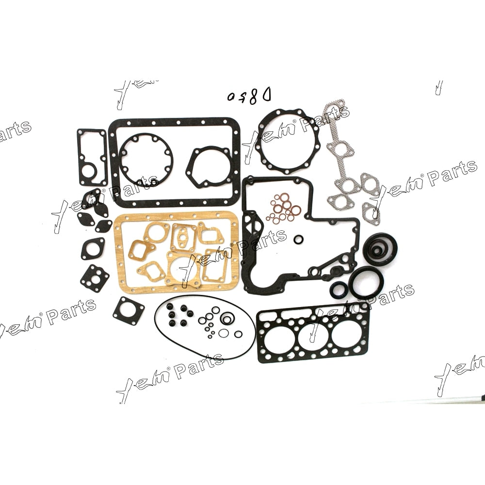 YEM Engine Parts Full Gasket Set For Kubota D850 / 3D72 Engine Parts For Kubota