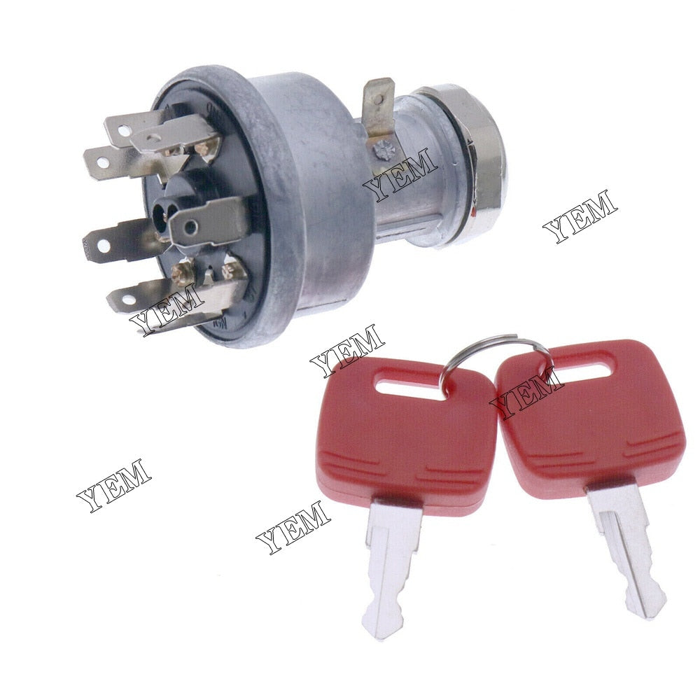 YEM Engine Parts RE61717 RE56411 Ignition Switch For JOHN DEERE 4720 5210 5220 SE6010 SE6020 4630 For John Deere