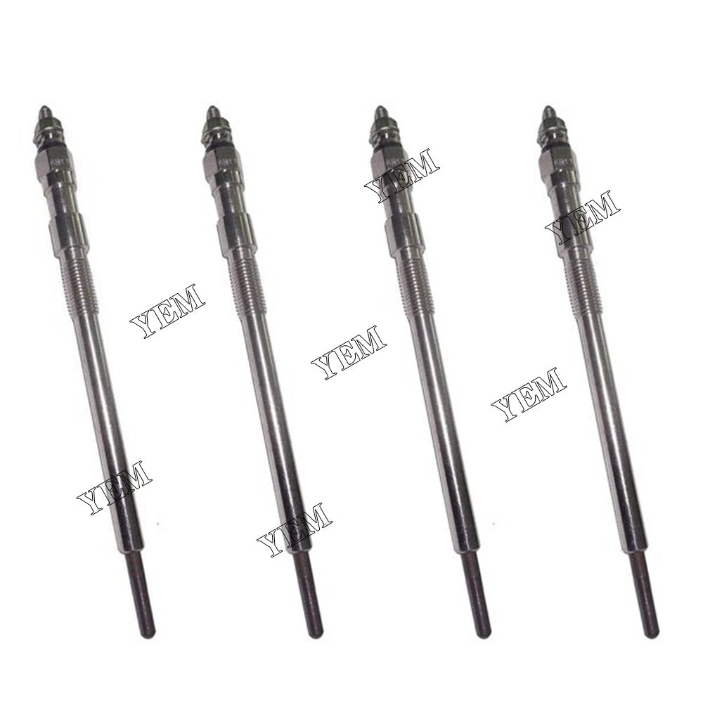 YEM Engine Parts Glow Plug 1G77765510, 1G777-65510 For Kubota Engine V3307 V3307-DI ( 4PCS) For Kubota