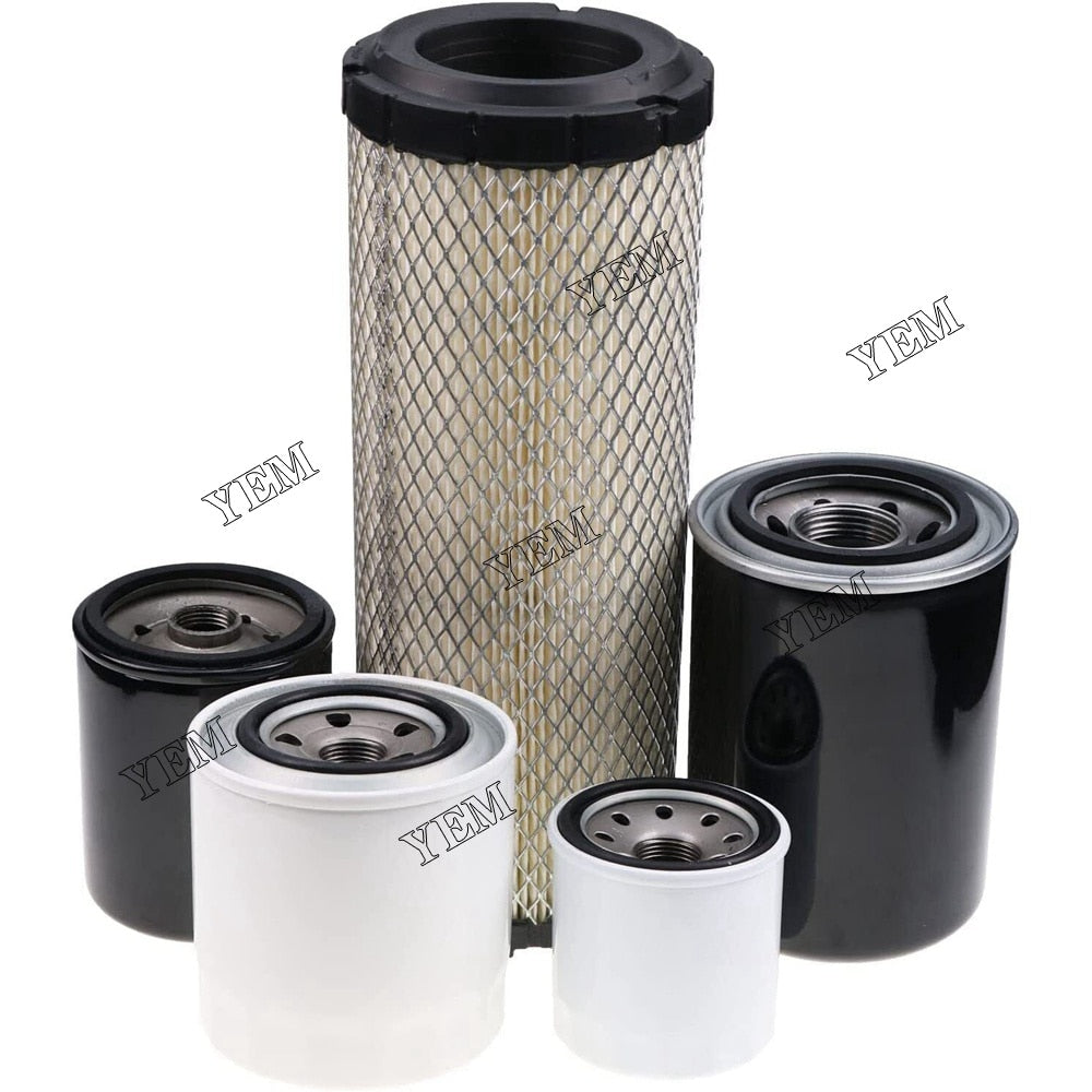 YEM Engine Parts Filter Kit LVA21128 For JOHN DEERE Compact Utility Tractor 3032E 3036E 3038E For John Deere