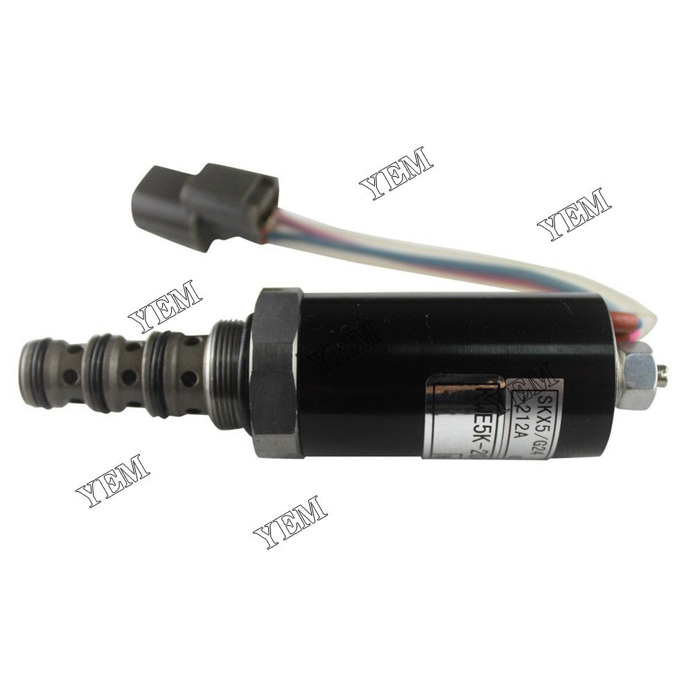 YEM Engine Parts Solenoid Valve SKX5/G24-212A KWE5K-20G24D12A For Kobelco SK200-2/3/5 Excavator For Kobelco