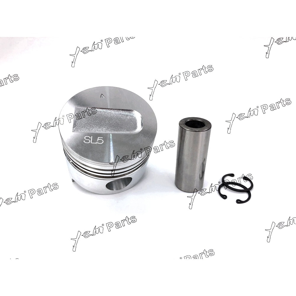 YEM Engine Parts 78mm STD Piston Set with Pin For Mitsubishi S3L S3L2 S4L S4L2 For Mitsubishi