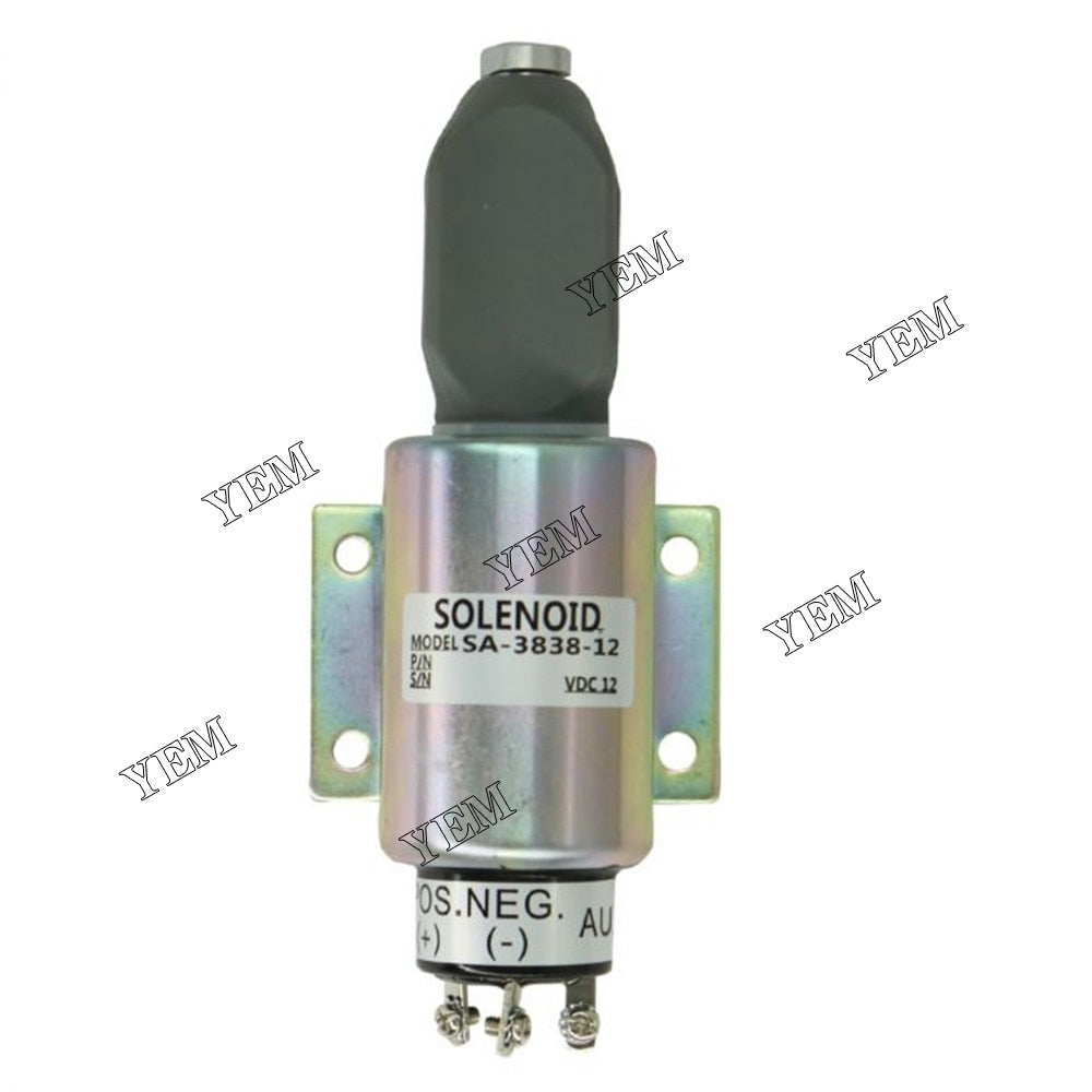 YEM Engine Parts Stop Solenoid Valve 2003-12E7U1B1S2A SA-3838 For Cummins Excavator 12V For Cummins