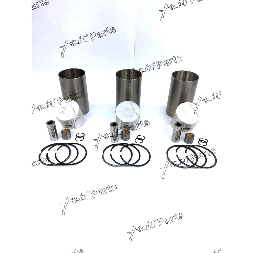 YEM Engine Parts Liner Piston Kit Set STD For Kubota D1403 (Liner x3 + Piston x3 + Ring x3) Engine Parts For Kubota
