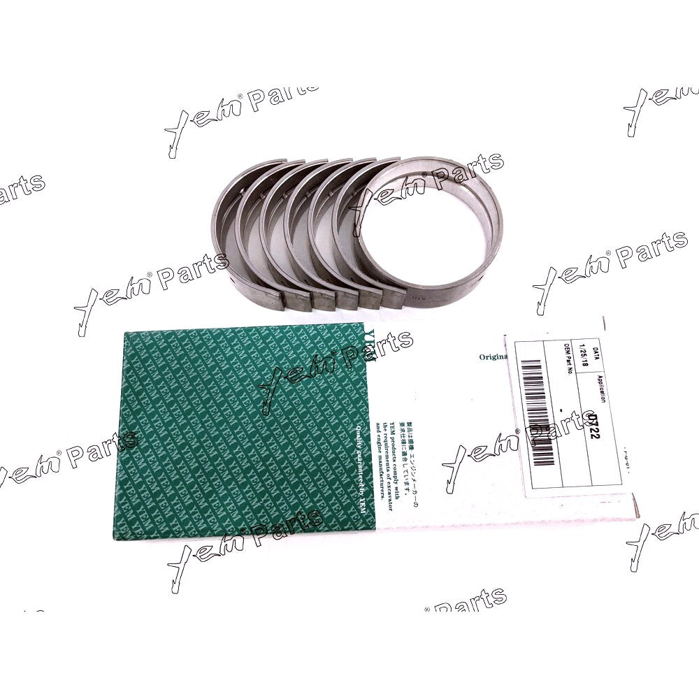 YEM Engine Parts Main Bearing Oversize + 0.25mm For Kubota D722 Engine Parts For Kubota