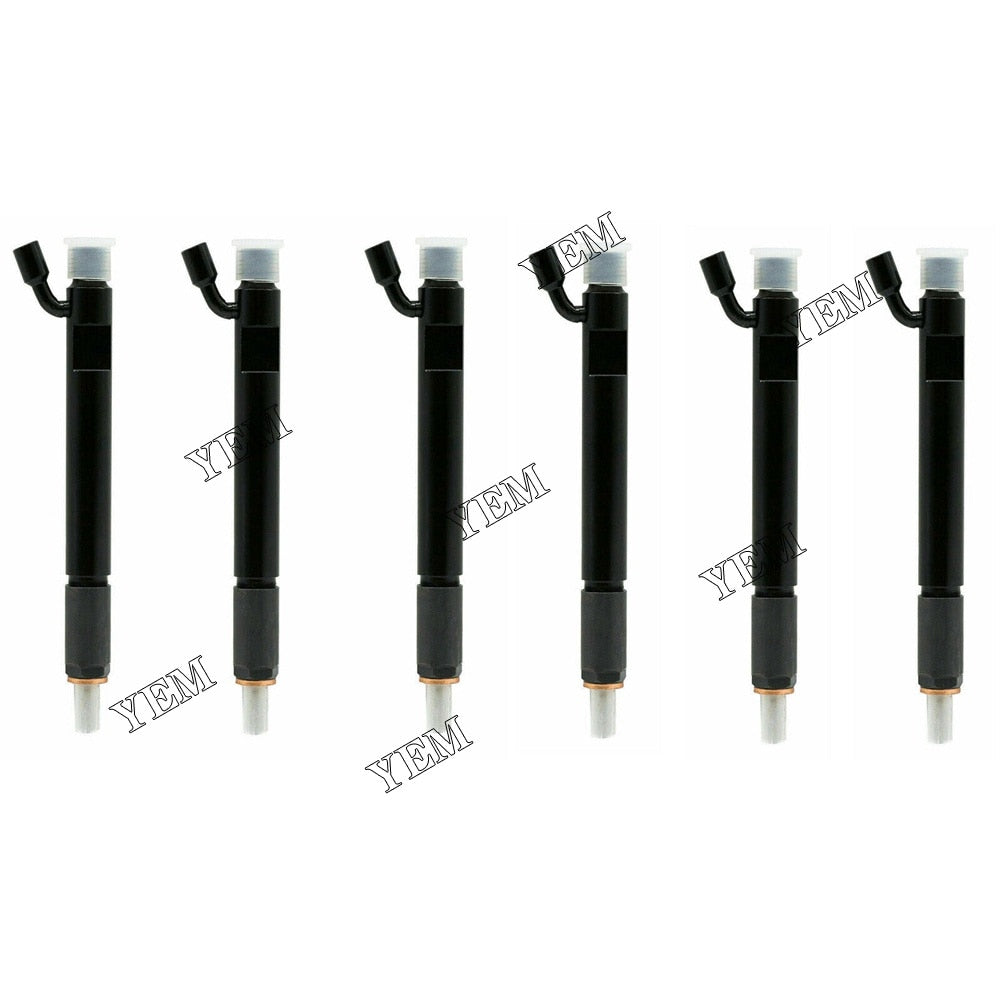 YEM Engine Parts 6 PC/Set Fuel Injectors C3283160 For Cummins C8.3L 6C 6CT 6CTA 6CTAA Engine For Cummins