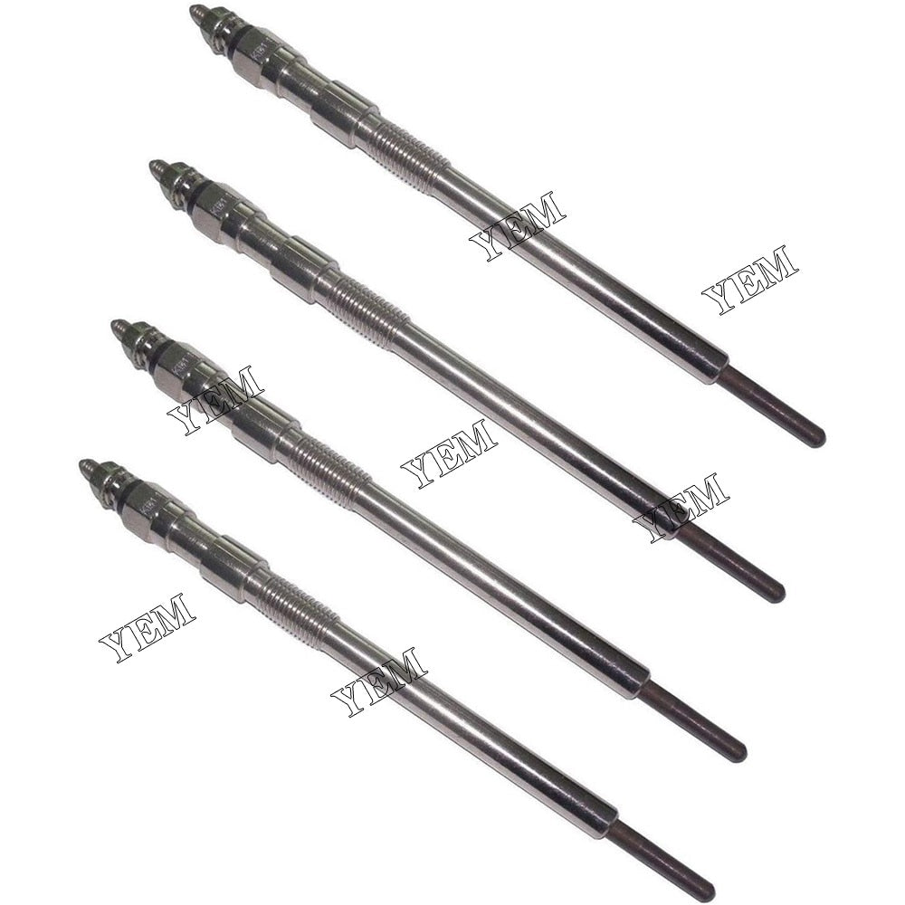 YEM Engine Parts Glow Plug 1G77765510, 1G777-65510 For Kubota Engine V3307 V3307-DI ( 4PCS) For Kubota
