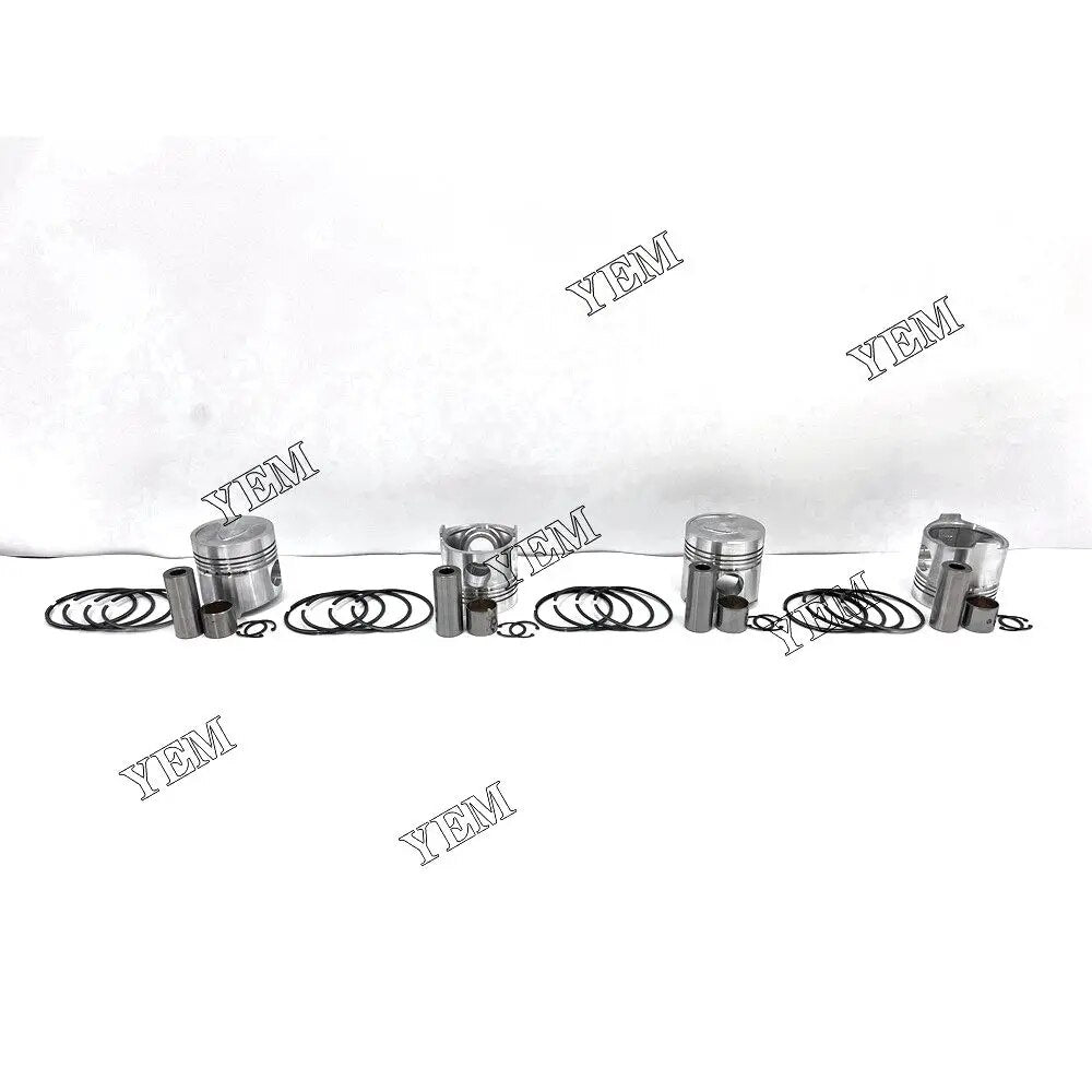 For Weichai excavator engine K4100D Cylinder Piston Kit With Piston Rings YEMPARTS