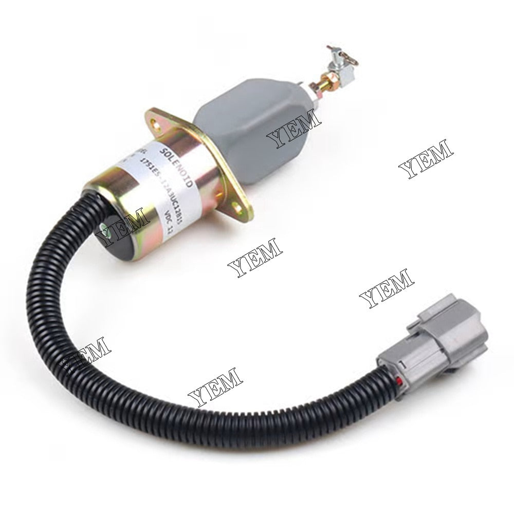 YEM Engine Parts Stop Solenoid 1751ES-12A3UC12B1S For KUBOTA 3A W1751ES Hyundai Yanmar 4NTE94 For Kubota