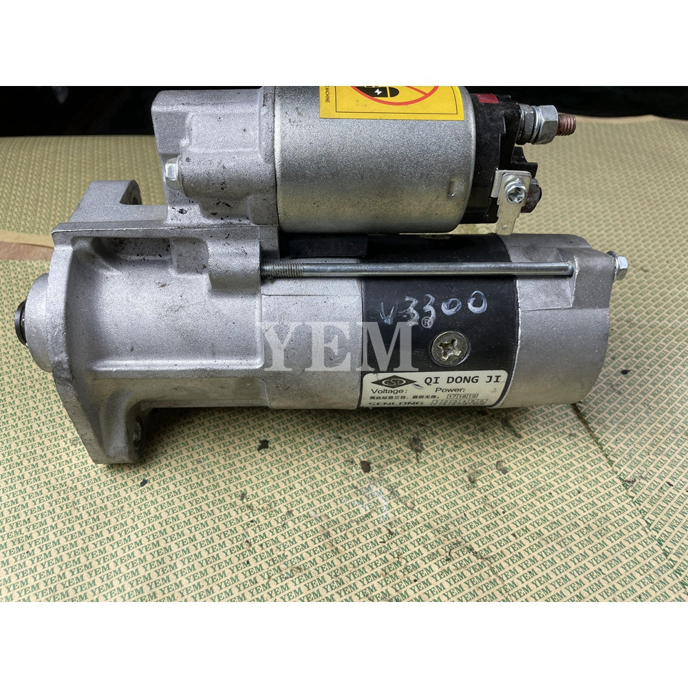 FOR KUBOTA ENGINE V3300 STARTER MOTOR 12V 9T For Kubota